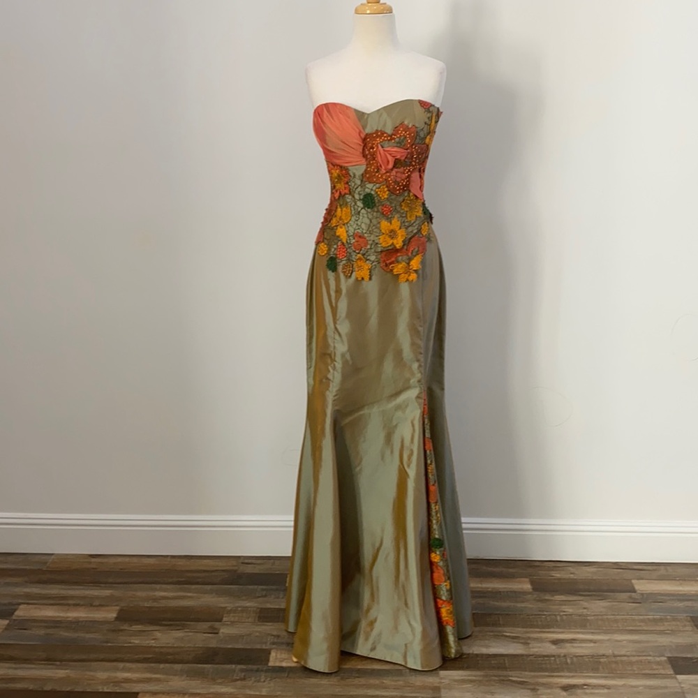Two piece evening dress